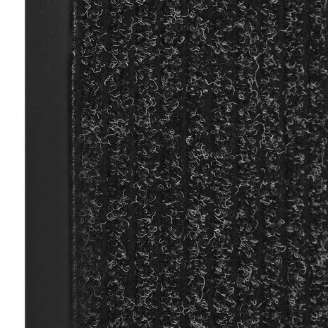 Deurmat 40x60 cm gestreept antracietkleurig 2