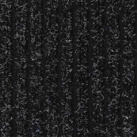 Deurmat 60x80 cm gestreept antracietkleurig 4