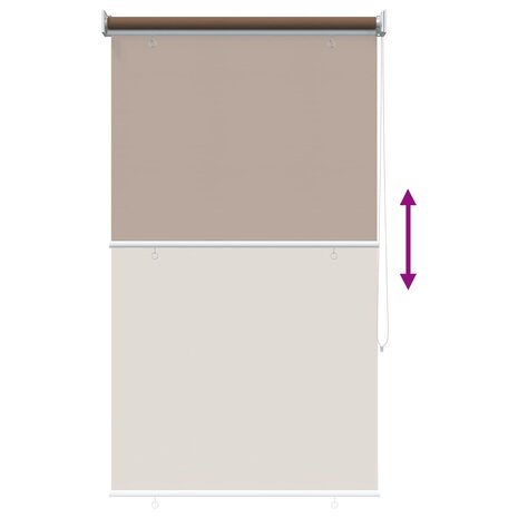 Buitenrolgordijn UV-bescherming Taupe 60x230 cm (B x H) 8