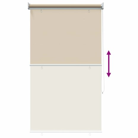 Buitenrolgordijn UV-bescherming Beige 60x140 cm (B x H) 8