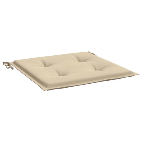 Tuinstoelkussens 2 st 40x40x4 cm oxford stof beige 5