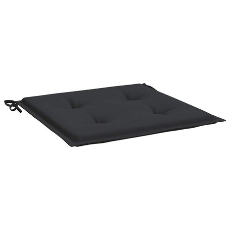 Tuinstoelkussens 6 st 40x40x4 cm oxford stof zwart 5