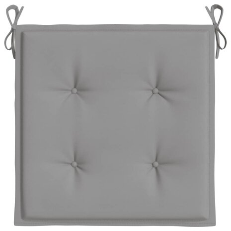 Tuinstoelkussens 6 st 50x50x4 cm oxford stof grijs 6