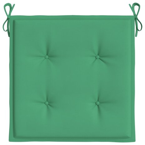 Tuinstoelkussens 6 st 50x50x4 cm oxford stof groen 6