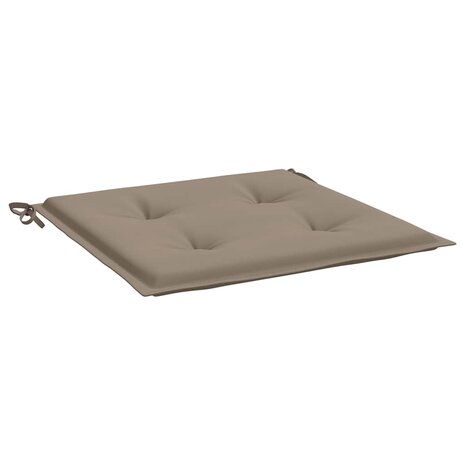 Tuinstoelkussens 4 st 50x50x4 cm oxford stof taupe 5