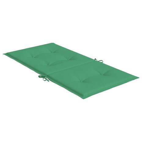 Tuinstoelkussens 6 st 100x50x3 cm oxford stof groen 6