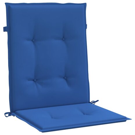 Tuinstoelkussens 4 st 100x50x3 cm oxford stof koningsblauw 5