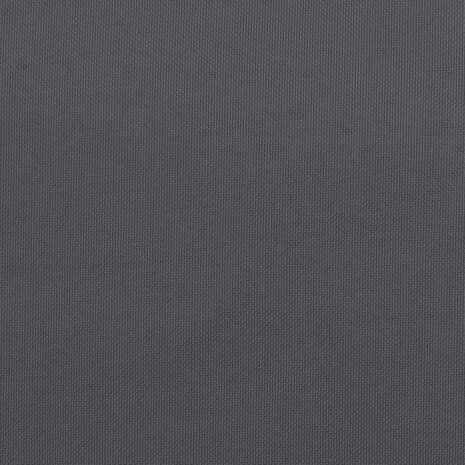Tuinstoelkussens rugleuning 4 st 120x50x3 cm stof antraciet 9