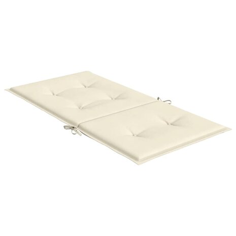 Tuinstoelkussen lage rug 4 st 100x50x2 cm oxford stof antraciet 6