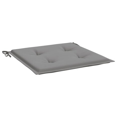 Tuinstoelkussens 4 st 40x40x4 cm oxford stof grijs 5