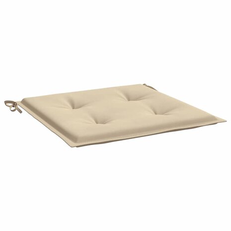 Tuinstoelkussens 4 st 40x40x4 cm oxford stof beige 5