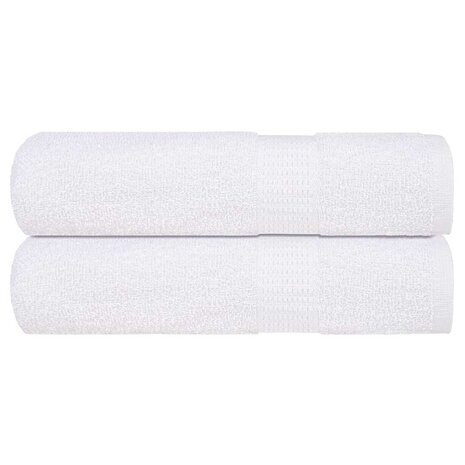 Douchehanddoeken FROGN 2 st 70x140 cm 360 g/m&sup2; wit 1