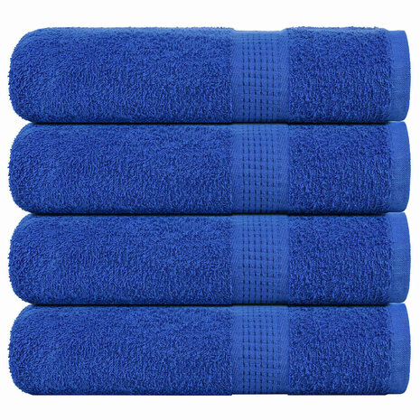 Douchehanddoeken FROGN 4 st 70x140 cm 360 g/m&sup2; blauw 1