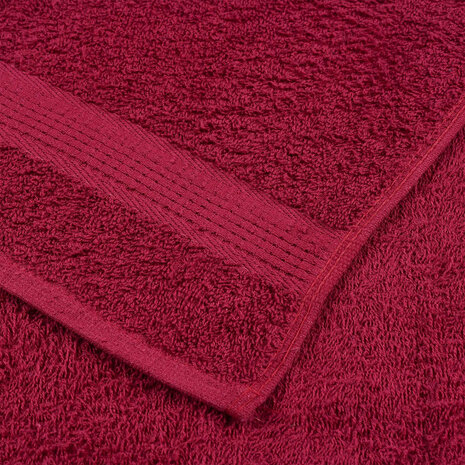 Douchehanddoeken FROGN 2 st 70x140 cm 360 g/m&sup2; bordeaux 6