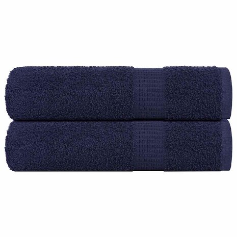 Handdoeken FROGN 2 st 50x100 cm 360 g/m&sup2; marineblauw 1