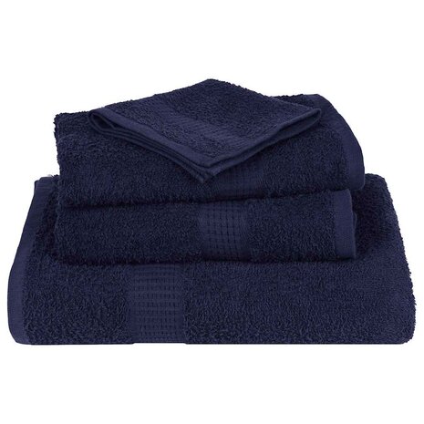Handdoeken FROGN 4 st 50x100 cm 360 g/m&sup2; marineblauw 4