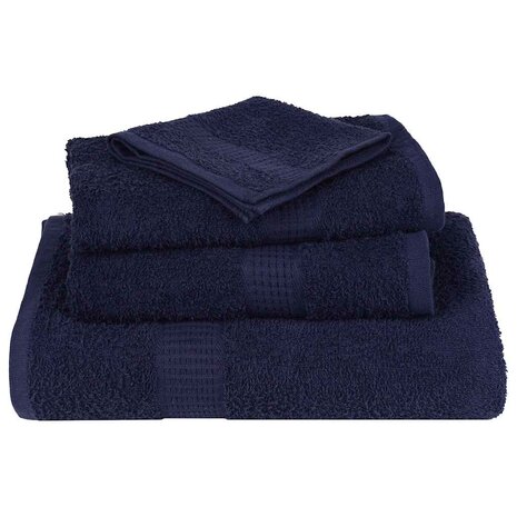 Douchehanddoeken FROGN 2 st 70x140 cm 360 g/m&sup2; marineblauw 4