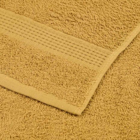Handdoeken FROGN 2 st 50x100 cm 360 g/m&sup2; goud 6