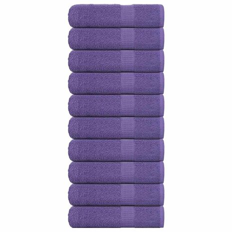 Handdoeken FROGN 10 st 50x100 cm 360 g/m&sup2; paars 1