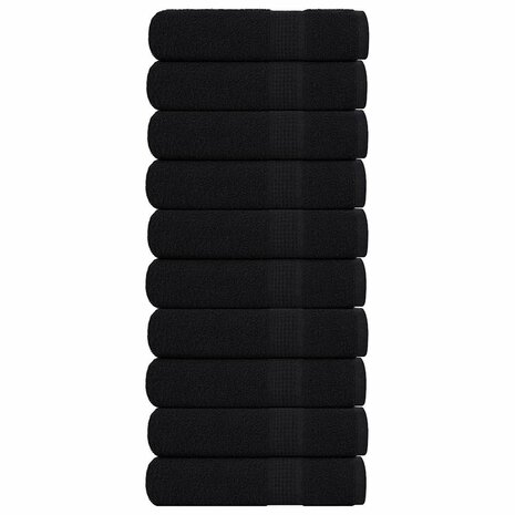 Handdoeken FROGN 10 st 50x100 cm 360 g/m&sup2; zwart 1