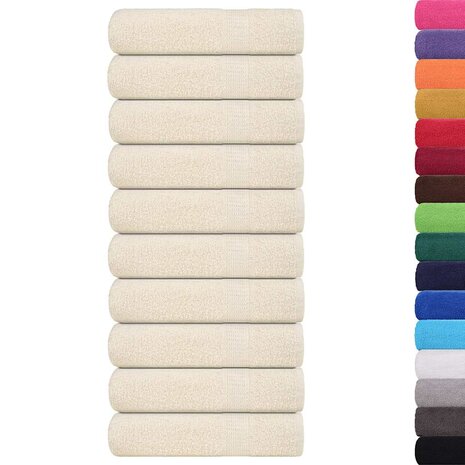 Handdoeken FROGN 10 st 50x100 cm 360 g/m&sup2; cr&egrave;me 2
