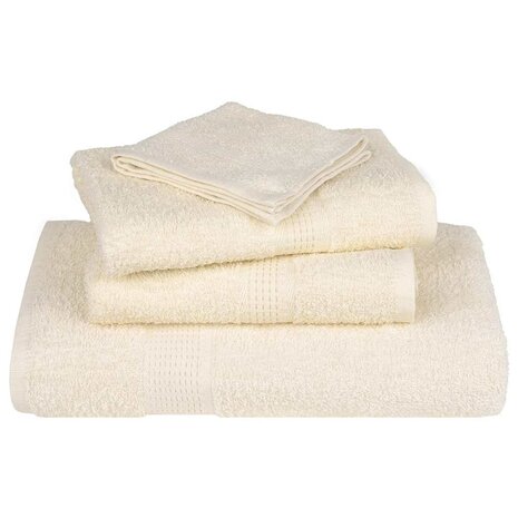 Handdoeken FROGN 2 st 100x200 cm 360 g/m&sup2; cr&egrave;me 4