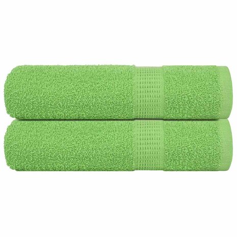 Handdoeken FROGN 2 st 50x100 cm 360 g/m&sup2; appelgroen 1