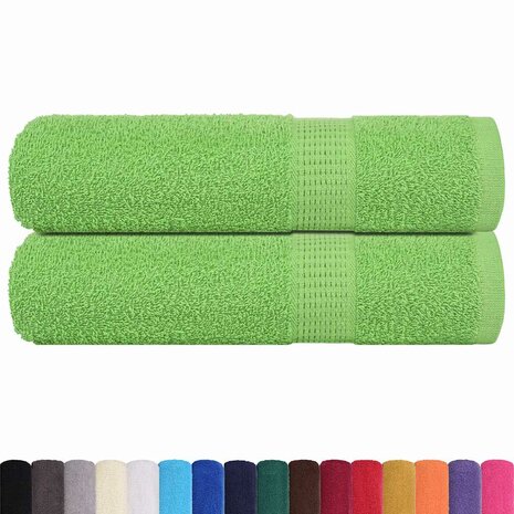 Handdoeken FROGN 2 st 50x100 cm 360 g/m&sup2; appelgroen 2