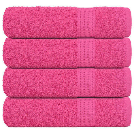 Handdoeken FROGN 4 st 50x100 cm 360 g/m&sup2; roze 1