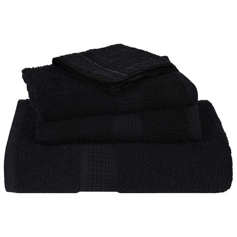 8-delige Handdoekenset FROGN 360 g/m&sup2; zwart 4