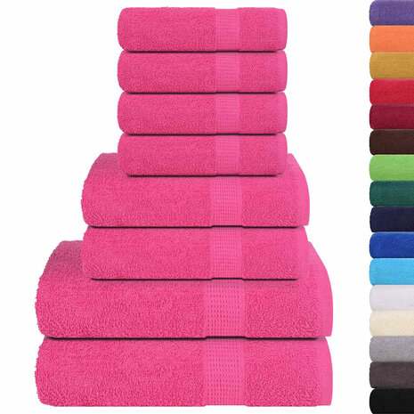 8-delige Handdoekenset FROGN 360 g/m&sup2; roze 2
