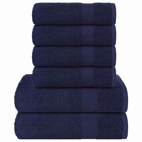 6-delige Handdoekenset FROGN 360 g/m&sup2; marineblauw 1