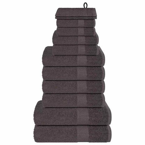 12-delige Handdoekenset FROGN 360 g/m&sup2; antraciet 1