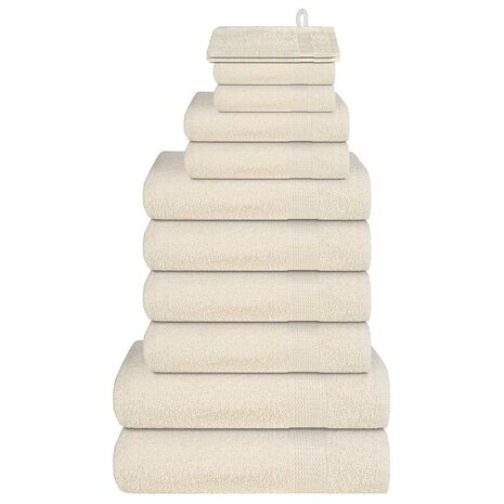 12-delige Handdoekenset FROGN 360 g/m&sup2; cr&egrave;me 1