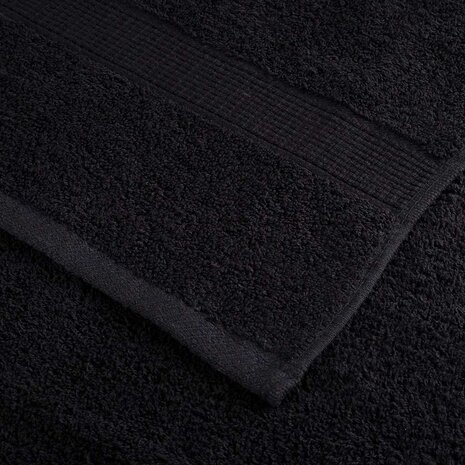 Handdoeken SOLUND 2 st 600 g/m&sup2; 100x200 cm zwart 6