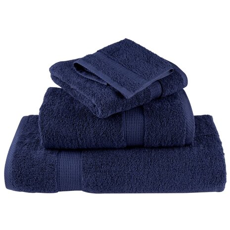 8-delige Handdoekenset SOLUND 600 g/m&sup2; marineblauw 4