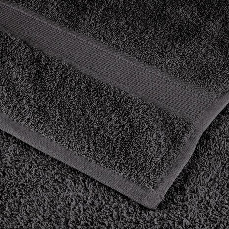 12-delige Handdoekenset SOLUND 600 g/m&sup2; antracietkleurig 5
