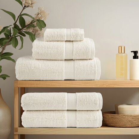 12-delige Handdoekenset SOLUND 600 g/m&sup2; cr&egrave;mekleurig 3