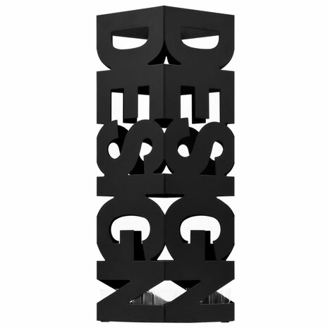 Paraplustandaard design staal zwart  2
