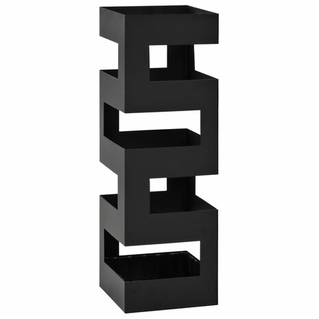 Paraplustandaard staal zwart  1