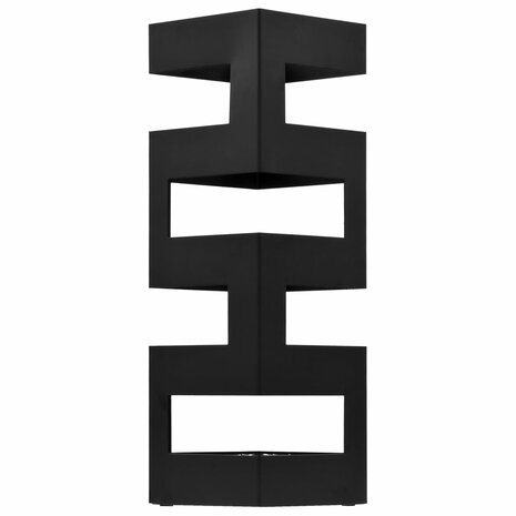Paraplustandaard staal zwart  2