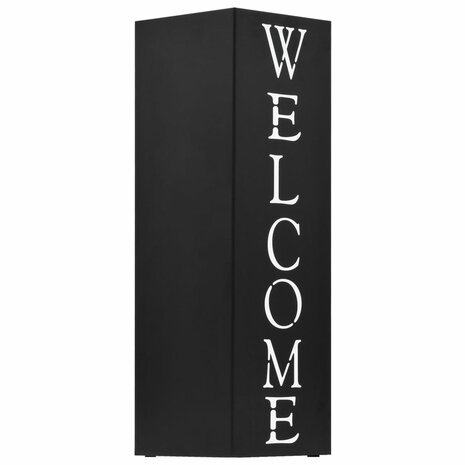 Paraplustandaard Welcome staal zwart  2