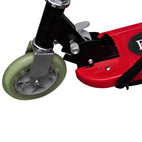 Step elektrisch met zitje 120 W rood 4