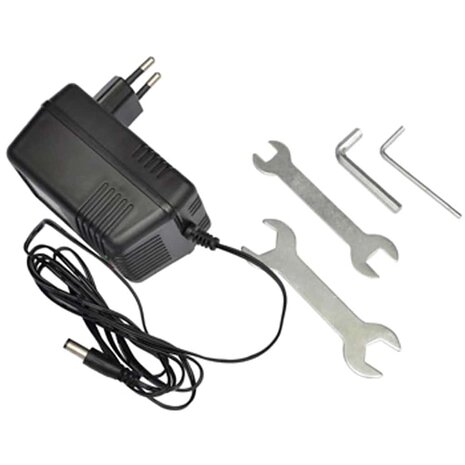 Step elektrisch met zitje 120 W rood 6