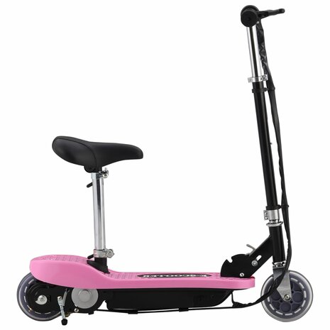 Step elektrisch met zitje 120 W roze 1