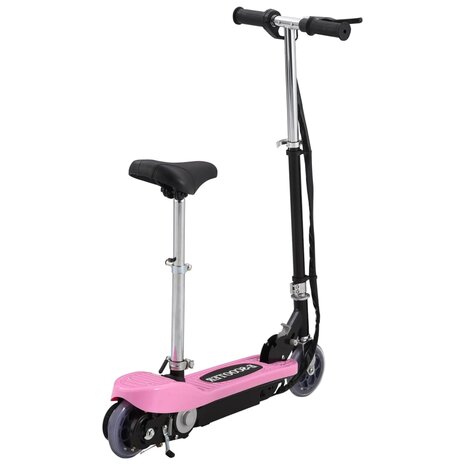 Step elektrisch met zitje 120 W roze 3