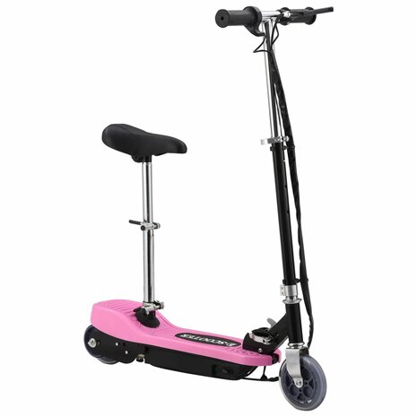 Step elektrisch met zitje 120 W roze 4