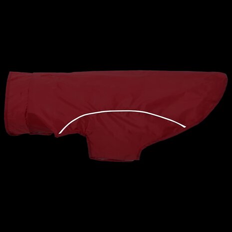 Hondenregenjas met reflecterende strepen Polyester Rood XL 7
