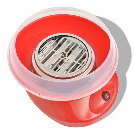 Suikerspinmachine 480 W rood  3