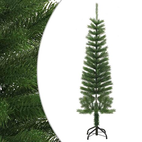 Kunstkerstboom met standaard smal 150 cm PE 1